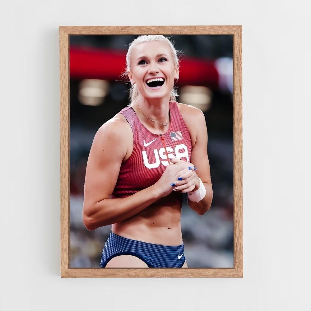 Poster Sprint Éclatant – affiche Athlétisme (vue 4)